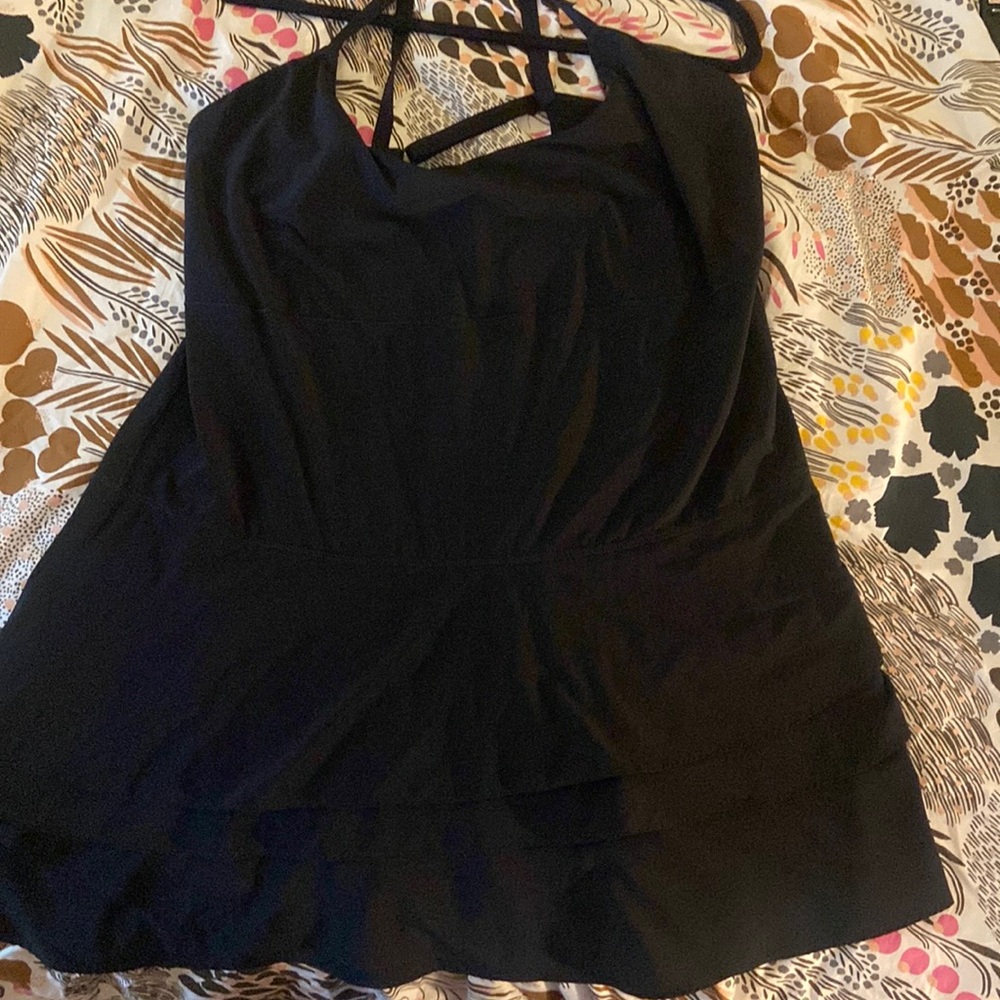 Aerie Black Tennis Dress